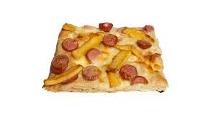 Pizzetta wurstel e patatine